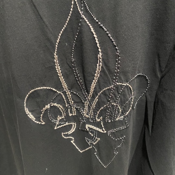 Parasuco Vintage weekend Warrior Embellished Tee Sz 3X - Picture 11 of 17